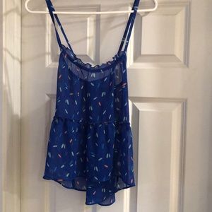 Hollister blouse tank top!